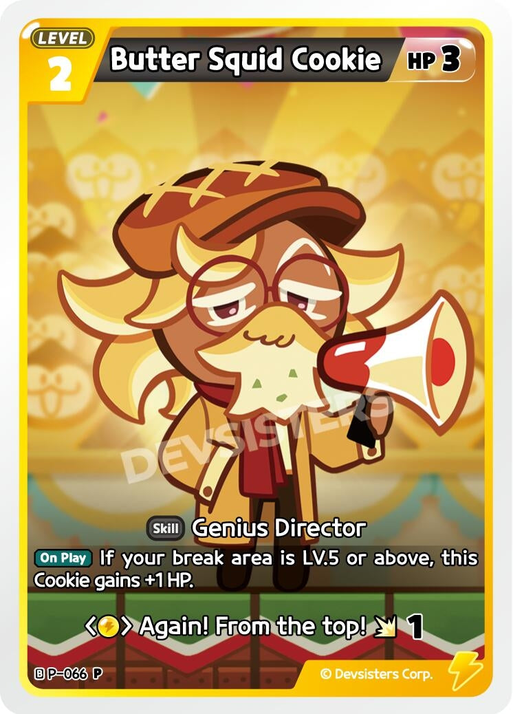 Image for Butter Squid Cookie (P-066) [Promotion Cards] - CookieRun: Braverse TCG