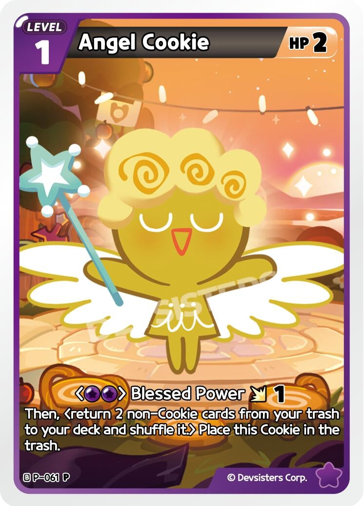 Image for Angel Cookie (061) (P-061) [Promotion Cards] - CookieRun: Braverse TCG