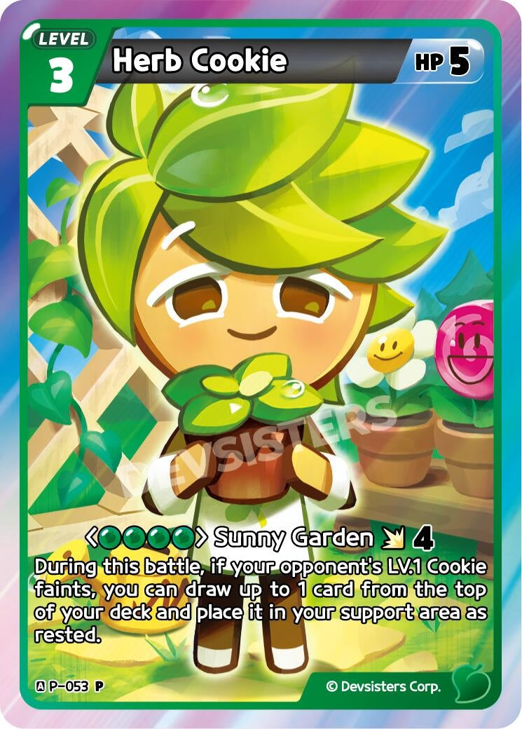 Image for Herb Cookie (P-053) [Promotion Cards] - CookieRun: Braverse TCG