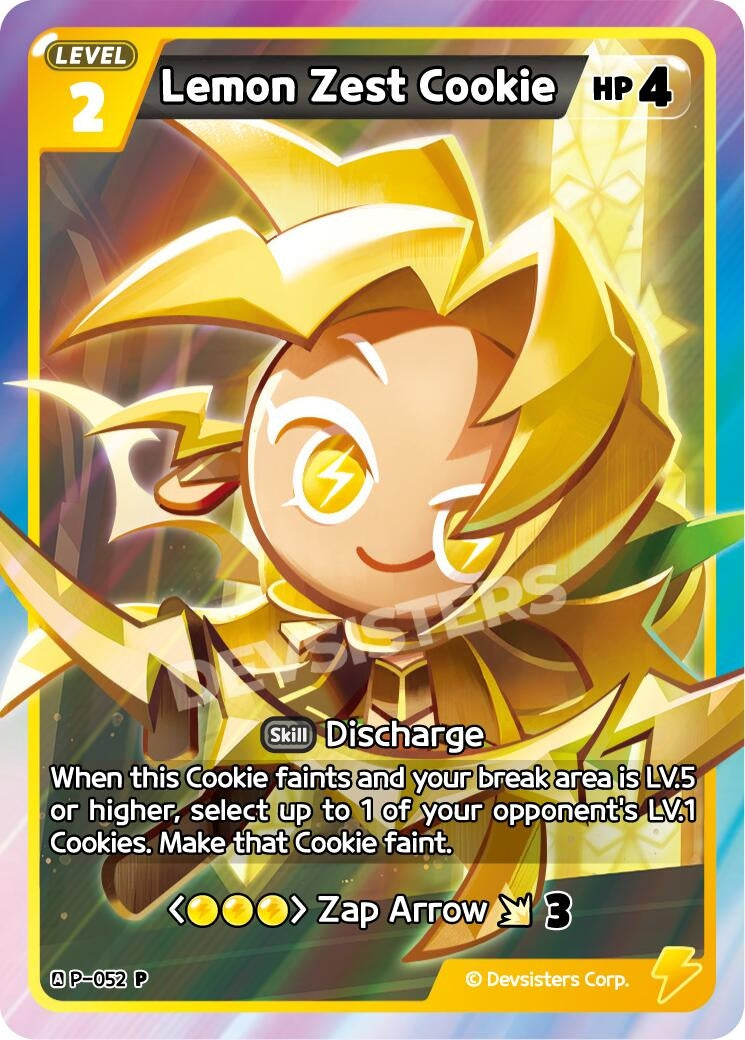 Image for Lemon Zest Cookie (P-052) [Promotion Cards] - CookieRun: Braverse TCG