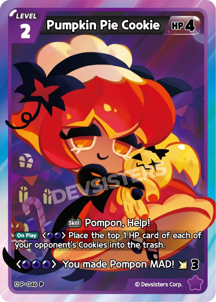 Image for Pumpkin Pie Cookie (P-046) [Promotion Cards] - CookieRun: Braverse TCG