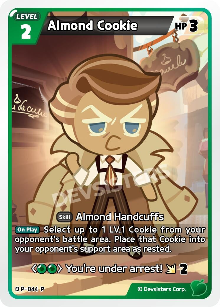 Image for Almond Cookie (P-044) [Promotion Cards] - CookieRun: Braverse TCG