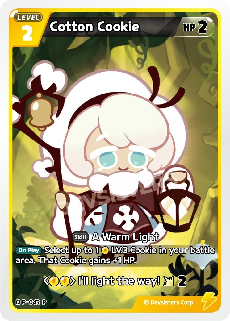 Image for Cotton Cookie (P-043) [Promotion Cards] - CookieRun: Braverse TCG