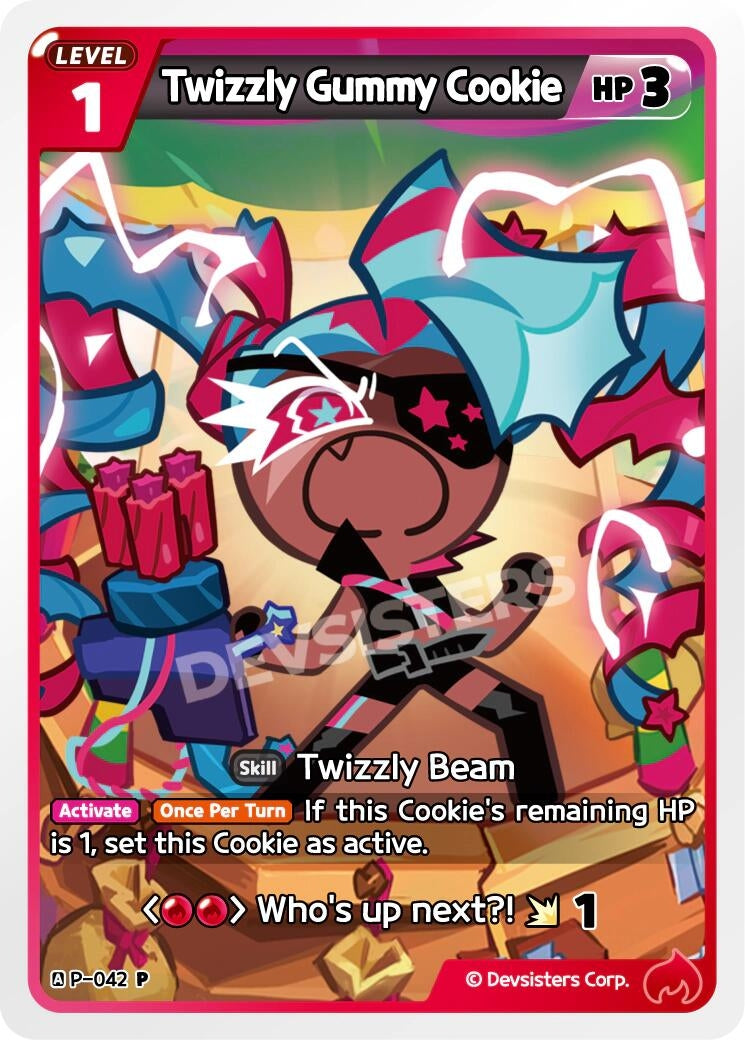 Image for Twizzly Gummy Cookie (042) (P-042) [Promotion Cards] - CookieRun: Braverse TCG