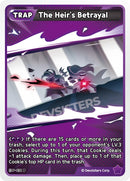 Image for The Heir's Betrayal (box topper) (P-031) [Promotion Cards] - CookieRun: Braverse TCG