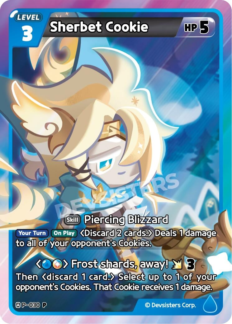 Image for Sherbet Cookie (030) (P-030) [Promotion Cards] - CookieRun: Braverse TCG