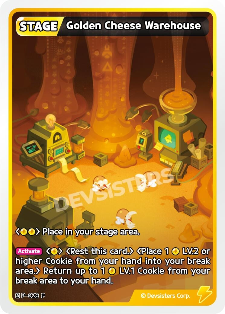 Image for Golden Cheese Warehouse (P-028) [Promotion Cards] - CookieRun: Braverse TCG