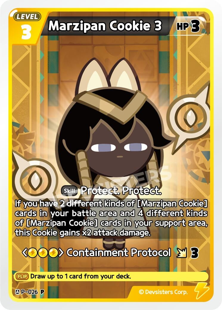 Image for Marzipan Cookie 3 (P-026) [Promotion Cards] - CookieRun: Braverse TCG