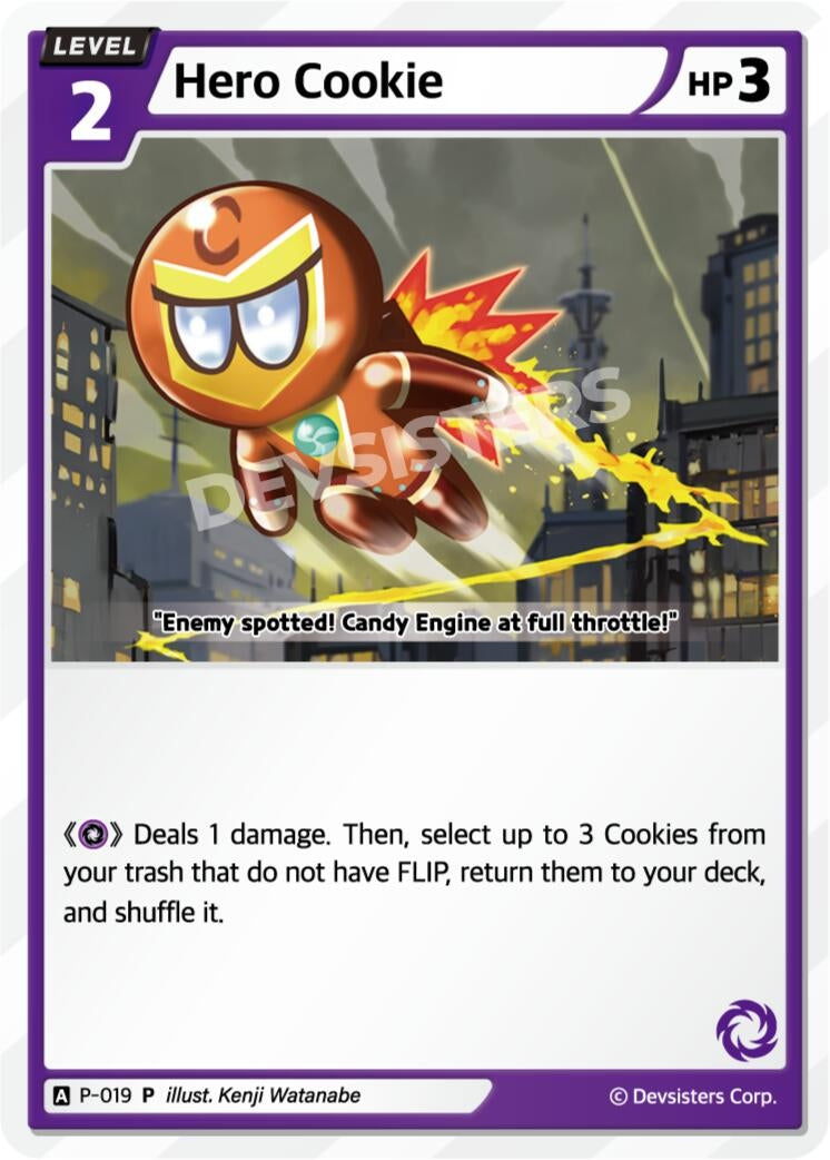 Image for Hero Cookie (P-019) [Promotion Cards] - CookieRun: Braverse TCG