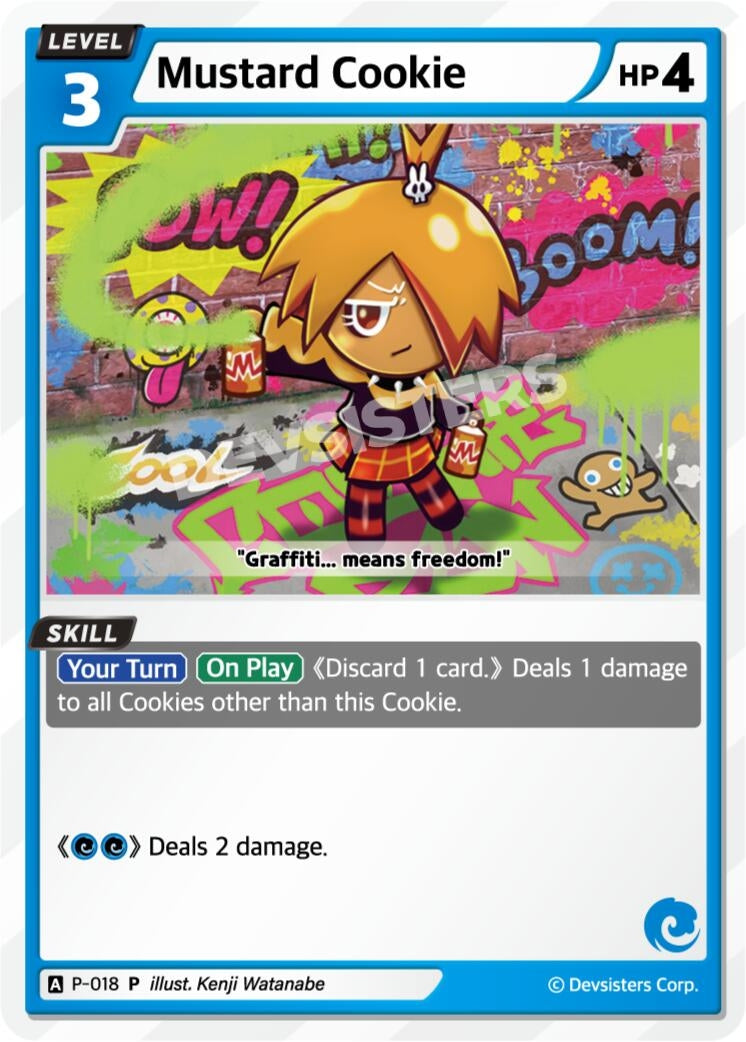 Image for Mustard Cookie (018) (P-018) [Promotion Cards] - CookieRun: Braverse TCG