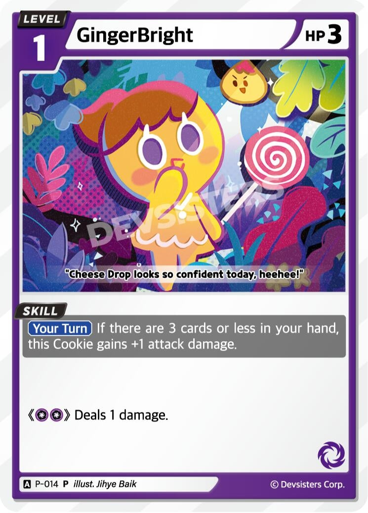 Image for GingerBright (014) (P-014) [Promotion Cards] - CookieRun: Braverse TCG