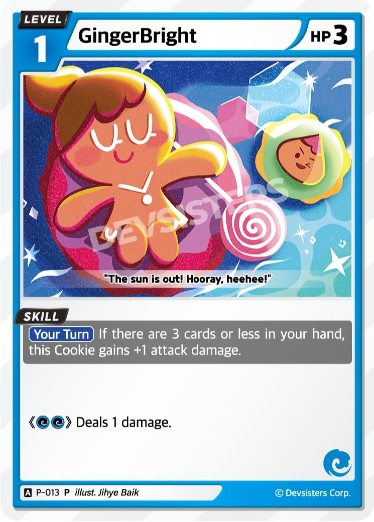 Image for GingerBright (013) (P-013) [Promotion Cards] - CookieRun: Braverse TCG
