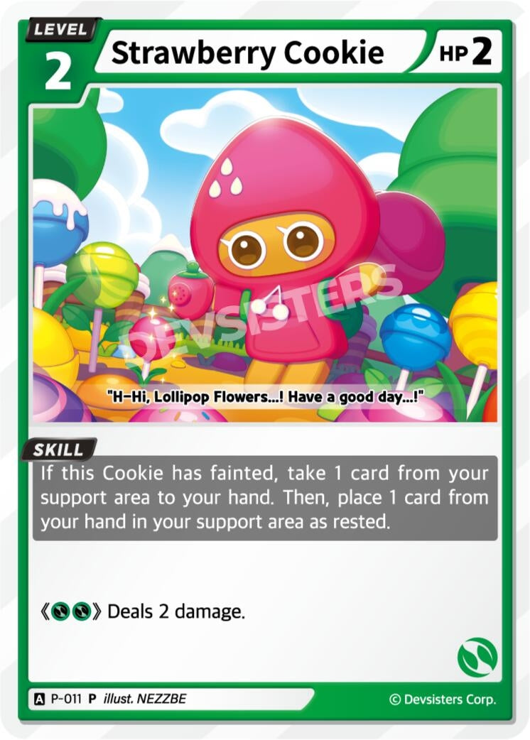 Image for Strawberry Cookie (P-011) [Promotion Cards] - CookieRun: Braverse TCG