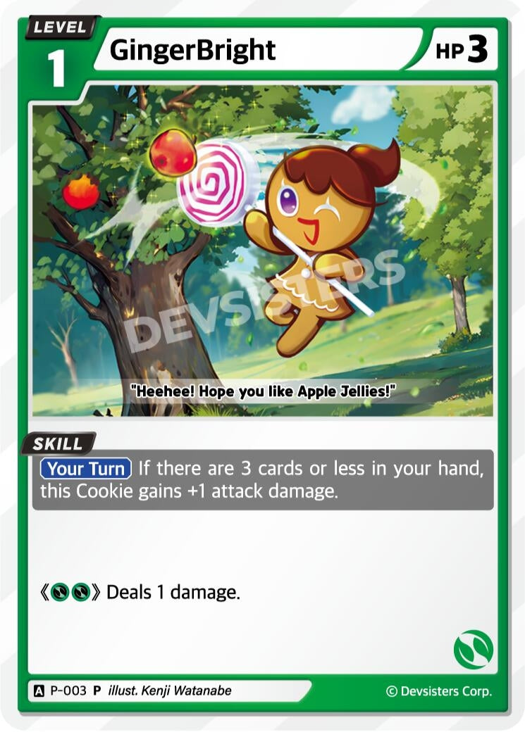 Image for GingerBright (003) (P-003) [Promotion Cards] - CookieRun: Braverse TCG