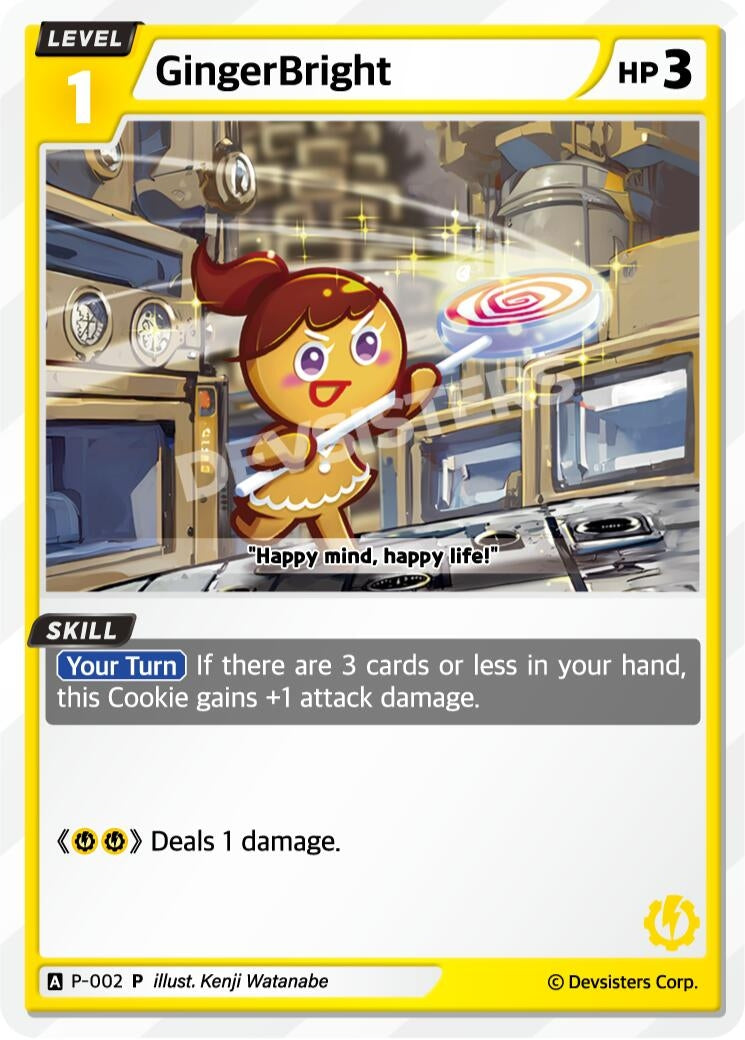 Image for GingerBright (002) (P-002) [Promotion Cards] - CookieRun: Braverse TCG