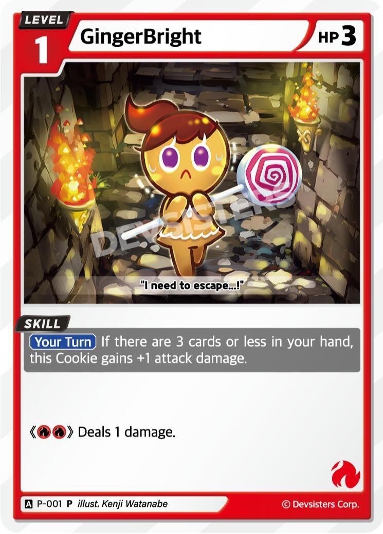 Image for GingerBright (001) (P-001) [Promotion Cards] - CookieRun: Braverse TCG