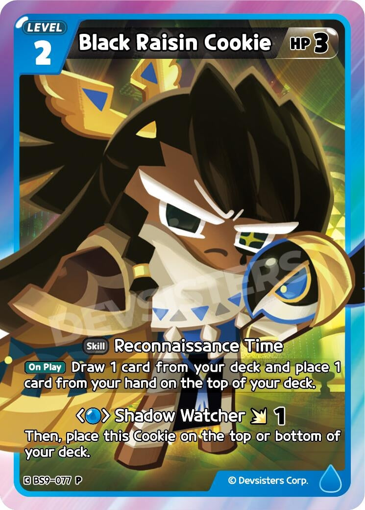 Image for Black Raisin Cookie (BS9-077) [Promotion Cards] - CookieRun: Braverse TCG