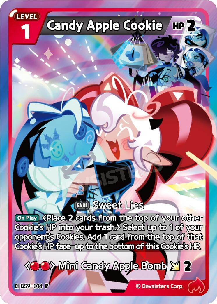 Image for Candy Apple Cookie (BS9-014) [Promotion Cards] - CookieRun: Braverse TCG