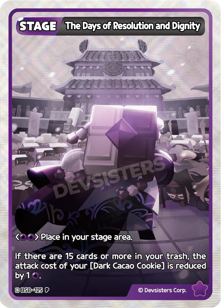 Image for The Days of Resolution and Dignity (BS8-125) [Promotion Cards] - CookieRun: Braverse TCG