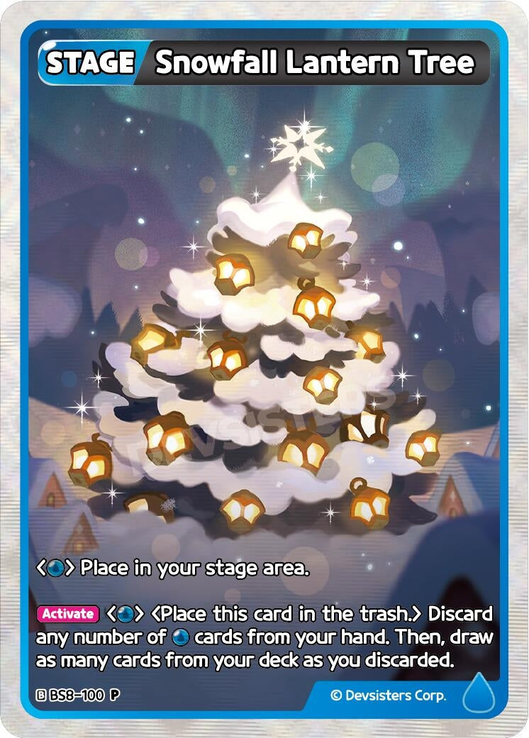 Image for Snowfall Lantern Tree (BS8-100) [Promotion Cards] - CookieRun: Braverse TCG