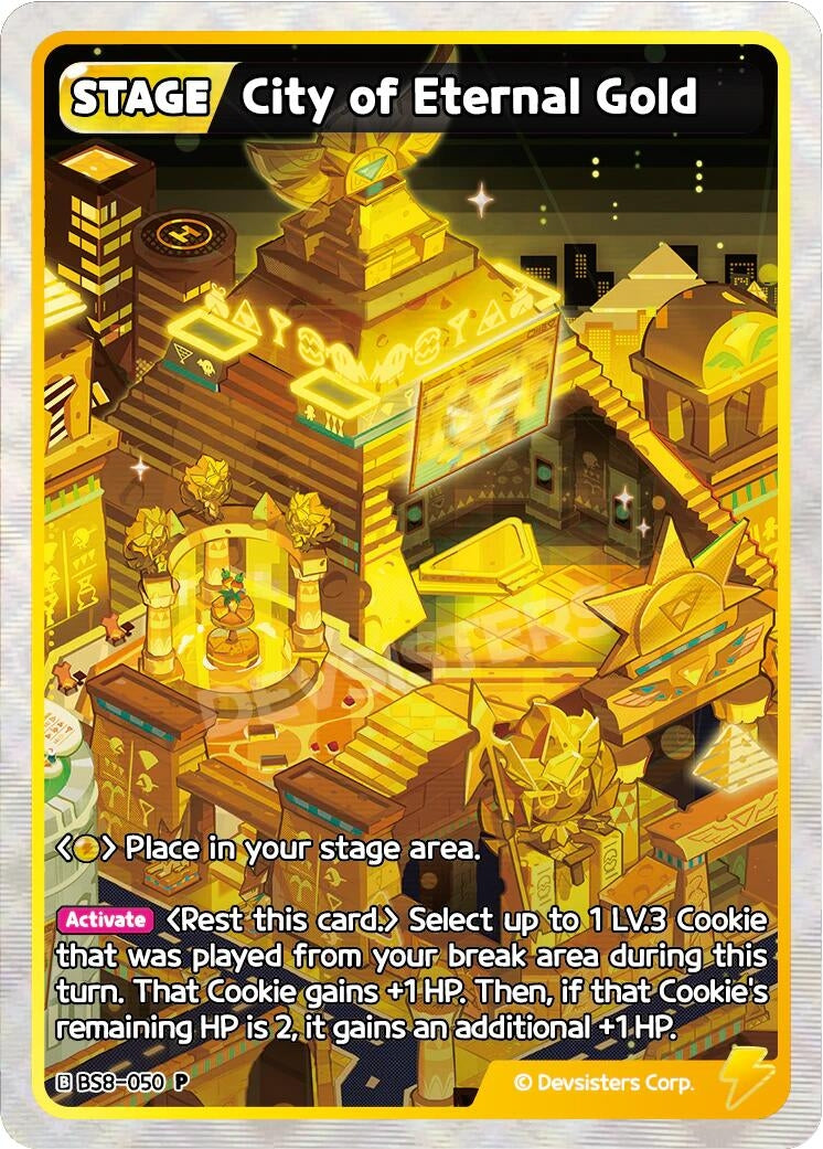 Image for City of Eternal Gold (BS8-050) [Promotion Cards] - CookieRun: Braverse TCG