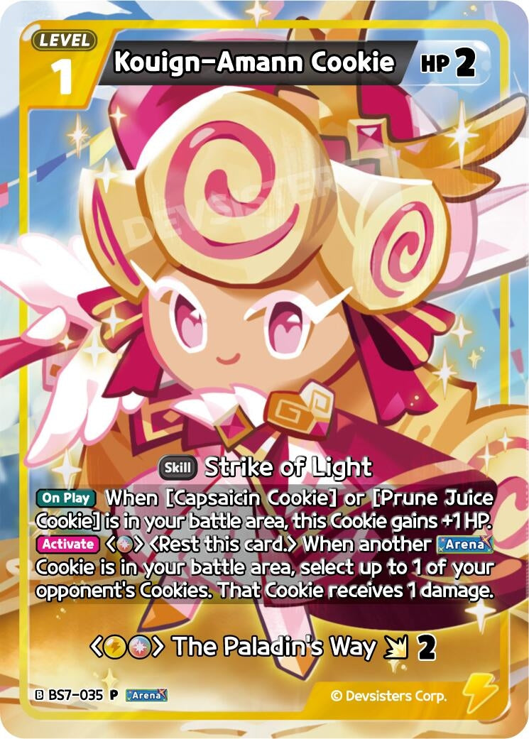 Image for Kouign-Amann Cookie (BS7-035) [Promotion Cards] - CookieRun: Braverse TCG