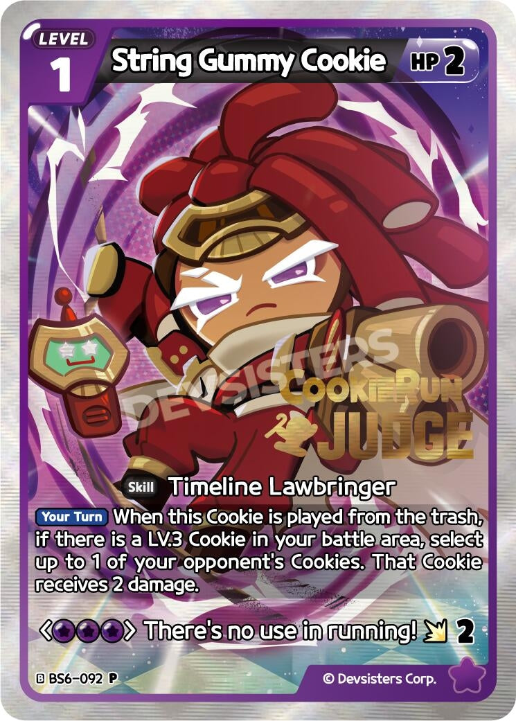 Image for String Gummy Cookie (BS6-092) [Promotion Cards] - CookieRun: Braverse TCG