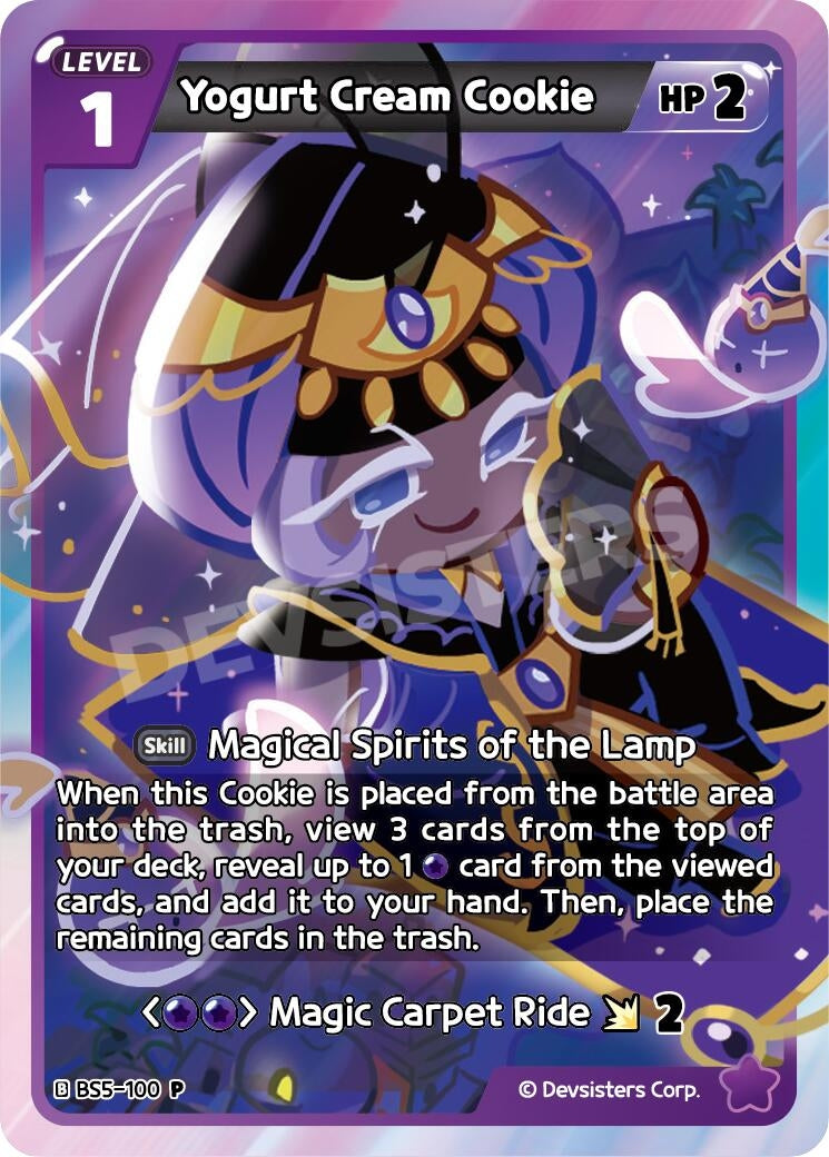 Image for Yogurt Cream Cookie (BS5-100) [Promotion Cards] - CookieRun: Braverse TCG