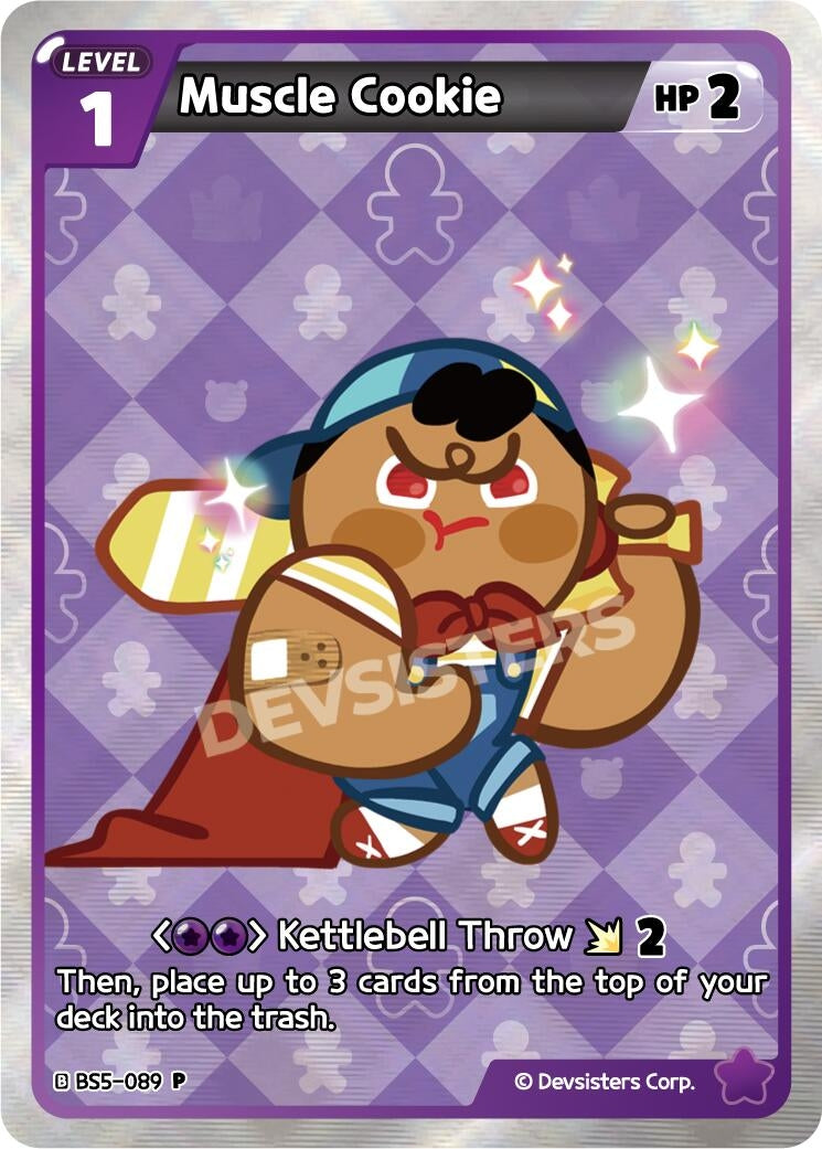 Image for Muscle Cookie (089) (BS5-089) [Promotion Cards] - CookieRun: Braverse TCG