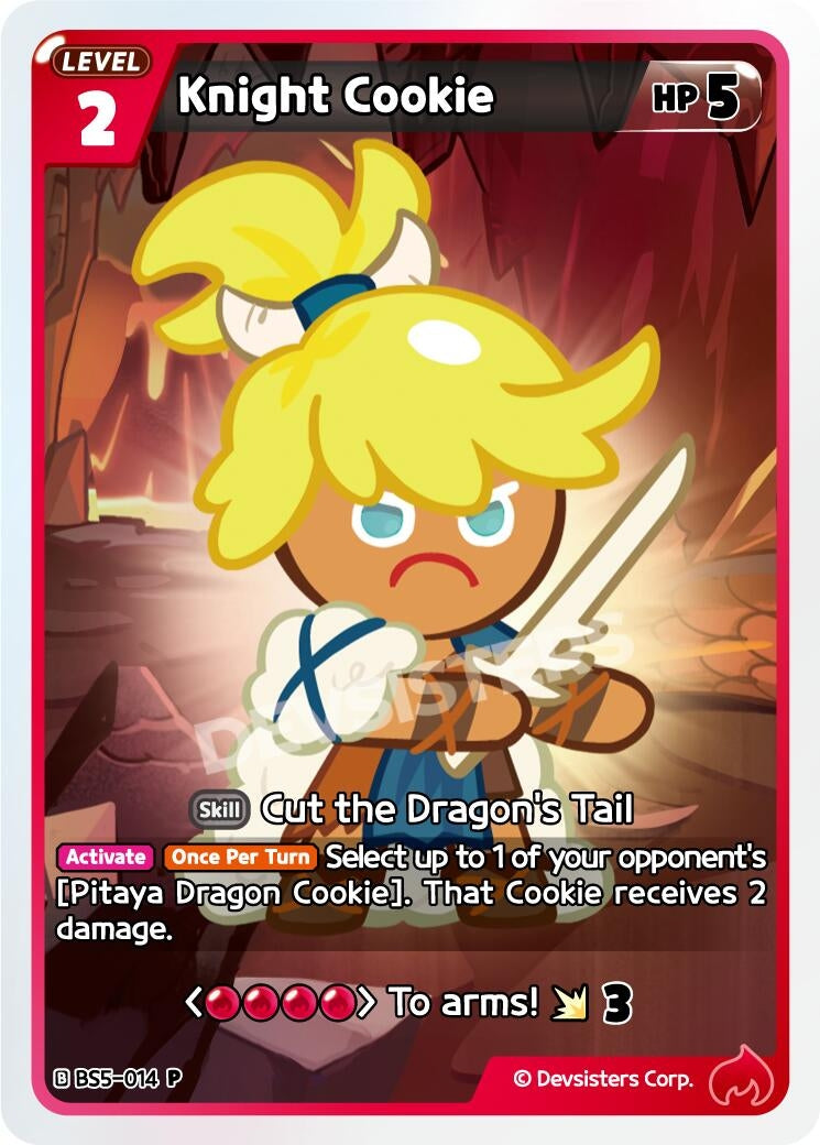 Image for Knight Cookie (BS5-014) [Promotion Cards] - CookieRun: Braverse TCG