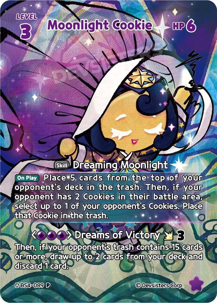 Image for Moonlight Cookie (BS4-089) [CookieRun: Braverse TCG Collectible Card Sets] - CookieRun: Braverse TCG