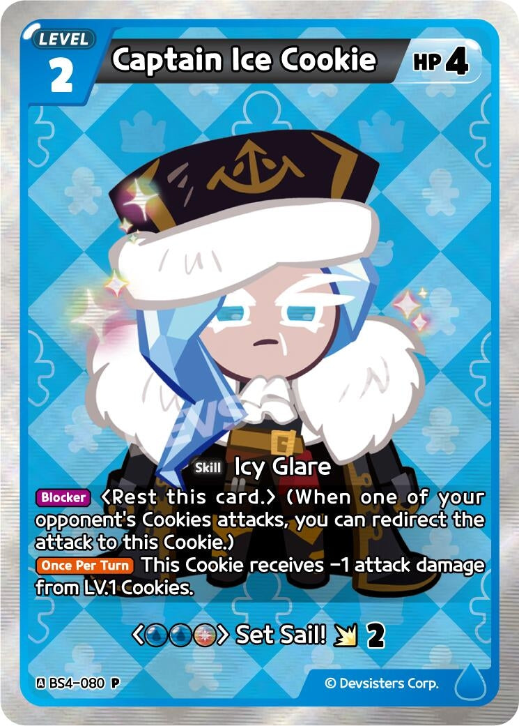 Image for Captain Ice Cookie (BS4-080) [Promotion Cards] - CookieRun: Braverse TCG