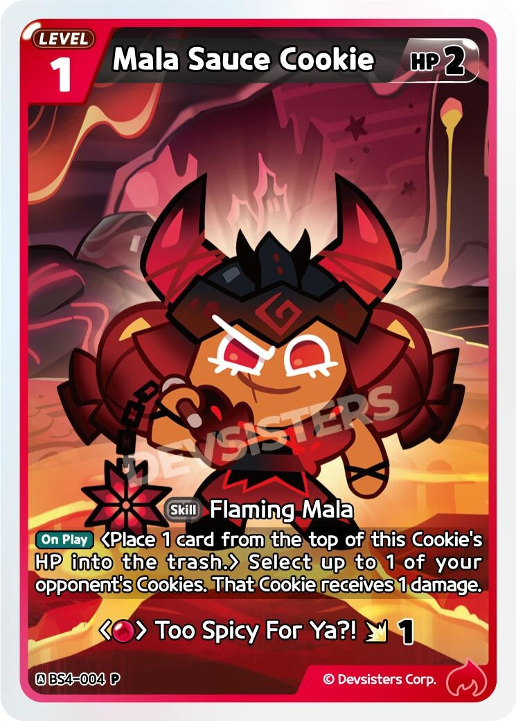 Image for Mala Sauce Cookie (004) (BS4-004) [Promotion Cards] - CookieRun: Braverse TCG