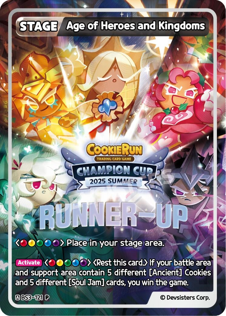 Image for Age of Heroes and Kingdoms (Runner-up) (BS3-121) [Promotion Cards] - CookieRun: Braverse TCG