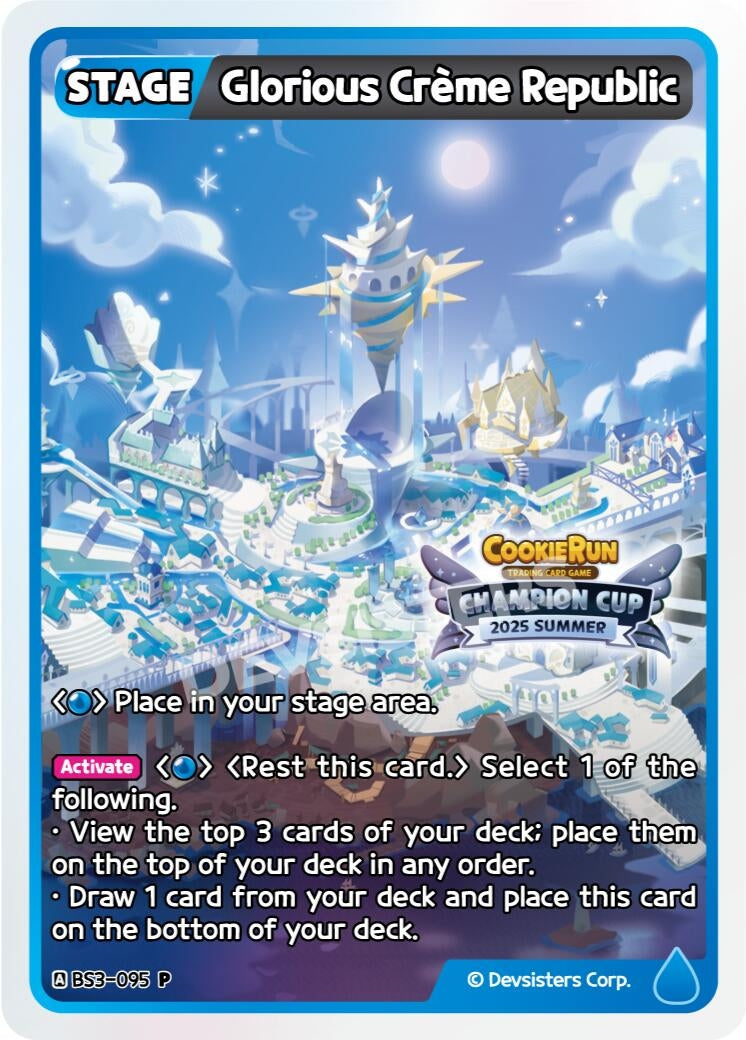 Image for Glorious Creme Rebublic (BS3-095) [Promotion Cards] - CookieRun: Braverse TCG