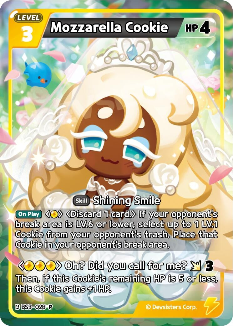 Image for Mozzarella Cookie (BS3-028) [Promotion Cards] - CookieRun: Braverse TCG