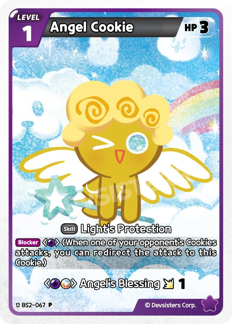 Image for Angel Cookie (067) (BS2-067) [Promotion Cards] - CookieRun: Braverse TCG