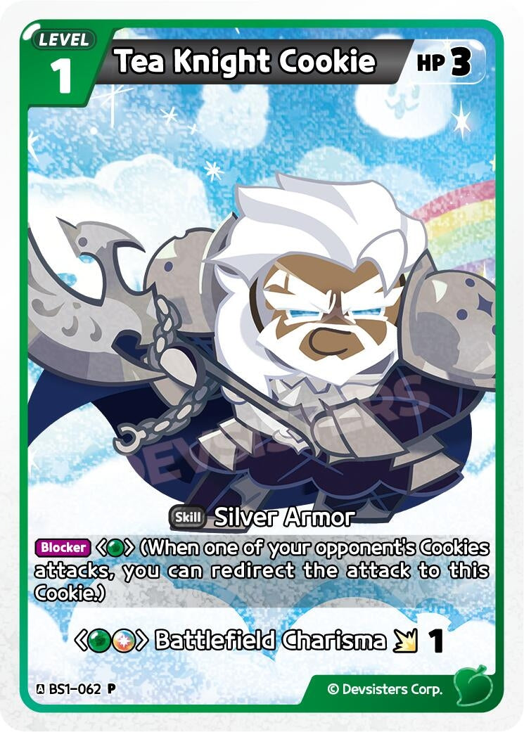 Image for Tea Knight Cookie (BS1-062) [Promotion Cards] - CookieRun: Braverse TCG