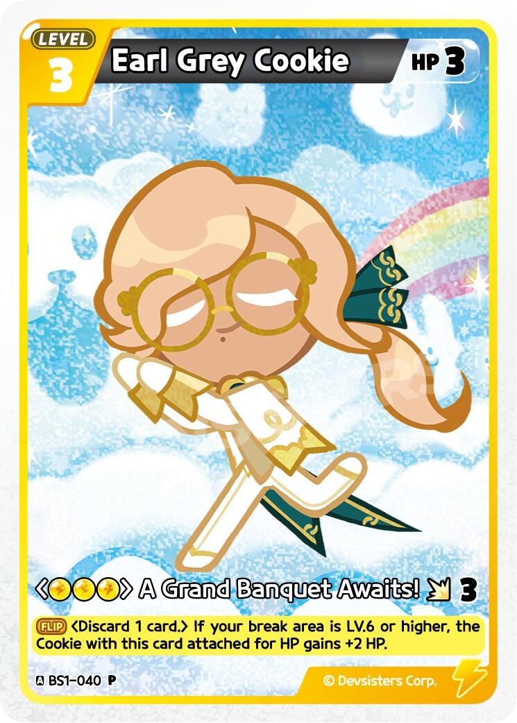 Image for Earl Grey Cookie (040) (BS1-040) [Promotion Cards] - CookieRun: Braverse TCG