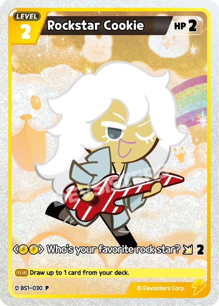 Image for Rockstar Cookie (030) (BS1-030) [Promotion Cards] - CookieRun: Braverse TCG