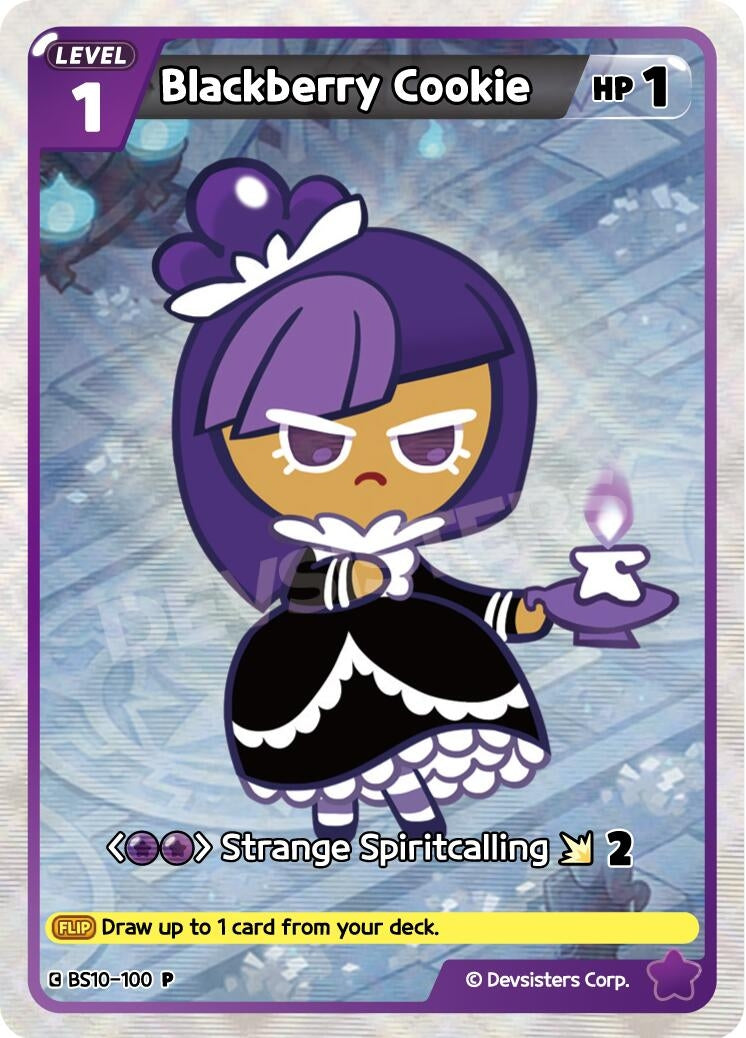 Image for Blackberry Cookie (100) (BS10-100) [Promotion Cards] - CookieRun: Braverse TCG