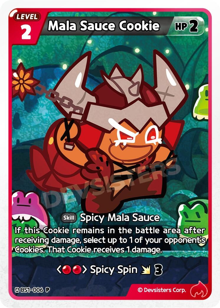 Image for Mala Sauce Cookie (006) (BS1-006) [Promotion Cards] - CookieRun: Braverse TCG