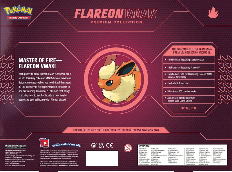 Flareon VMAX Premium Collection (EU Exclusive)
