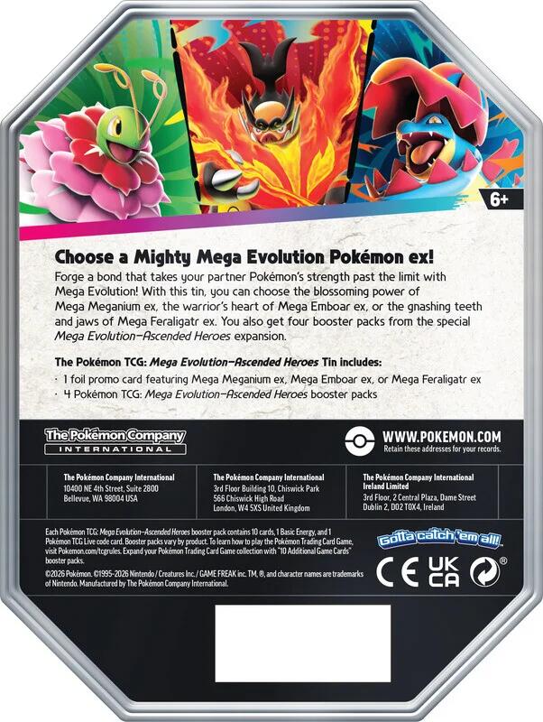 Ascended Heroes Tin [Mega Emboar ex]
