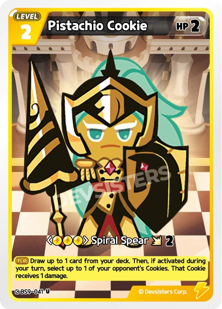 Image for Pistachio Cookie (041) (Ver. 1) (BS9-041) [A Game of Truth and Deceit] - CookieRun: Braverse TCG
