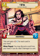 Qi'ra - Master of Teras Kasi (490) (Hyperspace) (490) [Ashes of the Empire]