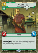 Lang - Arrogant Mercenary (625) (Hyperspace Foil) (625) [Ashes of the Empire]