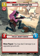 Desert Sharpshooter (672) (Hyperspace Foil) (672) [Ashes of the Empire]