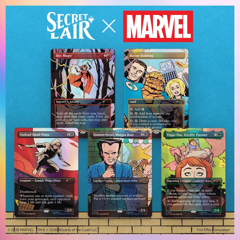 Secret Lair Drop Series: Secret Lair x Marvel: Spinner Rack Specials (Traditional Foil)