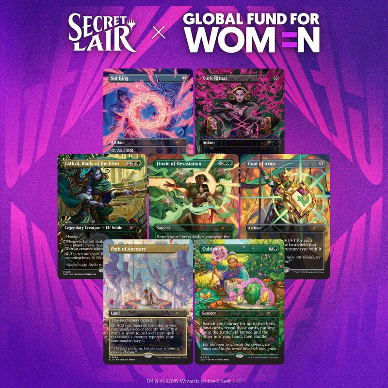 Secret Lair Drop: Secret Lair x Global Fund for Women: Their Magic is Limitless - Non-Foil Edition